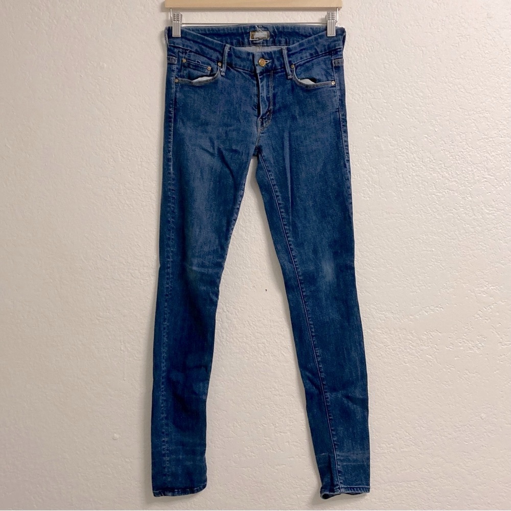 MOTHER Women's Skinny Jeans in Blue